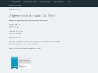 dr-rinn.de Webseite Vorschau
