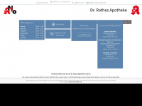 dr-rothes-apotheke.de Webseite Vorschau