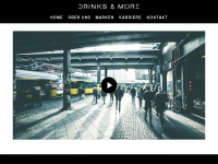 drinks-and-more.com Webseite Vorschau
