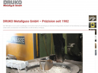 druko-metallguss.de Webseite Vorschau