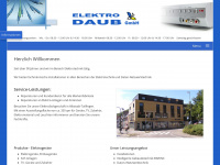 elektro-daub.de Webseite Vorschau