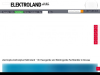 elektroland.de Webseite Vorschau