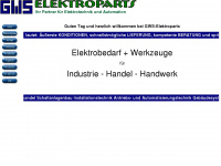 elektroparts.de Webseite Vorschau