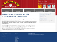 elektrotechnik-droegehoff.de Webseite Vorschau