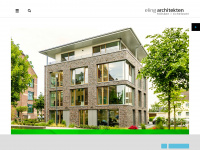 eling-architekten.de Webseite Vorschau