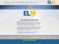 elm-recycling.de Webseite Vorschau