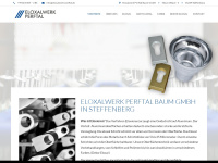 eloxalwerk-perftal.de Webseite Vorschau