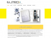 elpro-rs.de Webseite Vorschau