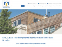 emilia-bau.com Webseite Vorschau