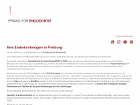endodontie-freiburg.de Webseite Vorschau