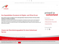 edruck.ch Webseite Vorschau