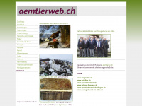 aemtlerweb.ch Webseite Vorschau