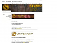 kyushojutsu.de Webseite Vorschau