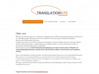 translationsite.de Webseite Vorschau