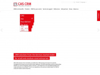 cas-crm.com Webseite Vorschau
