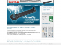 screwclip.de Webseite Vorschau