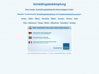 schaedlingsbekaempfung-suedwest.de Webseite Vorschau