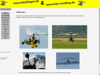 trike-rundflug.de Webseite Vorschau
