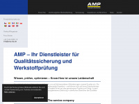amp-zfp.de Webseite Vorschau