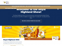 royalhighlandshow.org Webseite Vorschau