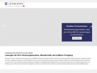 lehmann-rotary-tables.com Webseite Vorschau