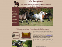 cv-ponyfarm.de Webseite Vorschau
