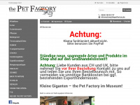 thepetfactory.de Webseite Vorschau