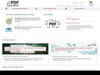 pdfa.org Webseite Vorschau