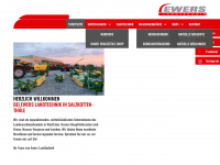 ewers-landtechnik.de Webseite Vorschau