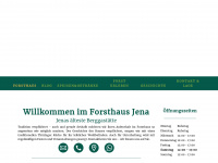 forsthaus-jena.de Webseite Vorschau
