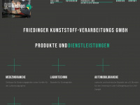 friedinger.com Webseite Vorschau