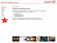 gantex.de Webseite Vorschau
