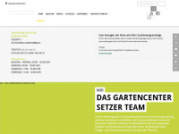 gartencenter-setzer.de Webseite Vorschau