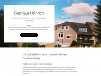 gasthaus-heinrich.de Webseite Vorschau