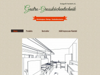 gastro-grosskuechentechnik.de Webseite Vorschau