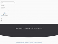 german-communications.com Webseite Vorschau