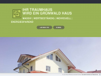 gruenwald-bau.de Webseite Vorschau
