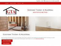 gta-trockenbau.de Webseite Vorschau