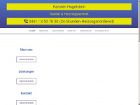 hagelstein-heizung.de Webseite Vorschau