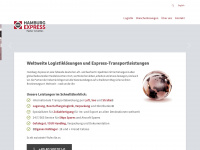 hamburg-express.de Webseite Vorschau