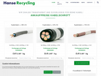 hanse-recycling.de Webseite Vorschau