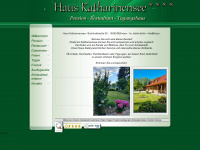 haus-katharinensee.de Webseite Vorschau