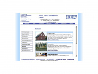 hbw-haus.de Webseite Vorschau