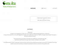 heilpraktikerin-shirin-atai.de Webseite Vorschau