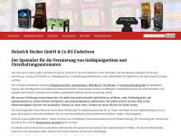 heinrich-hecker.de Webseite Vorschau