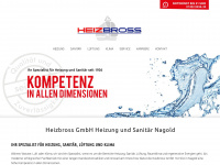 heizbross.de Webseite Vorschau