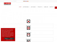 hesch.com Webseite Vorschau