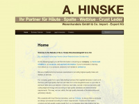 hinske.com Webseite Vorschau