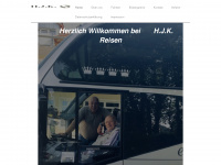 hjk-reisen.de Webseite Vorschau