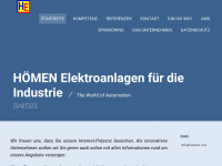 hoemen.com Webseite Vorschau